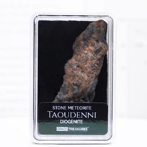 Diogenite Taoudenni Meteorite | Rare Stone from the Deep Crust of Asteroid Vesta | Certified Genuine Space Rock