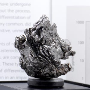 Authentic Campo del Cielo Meteorite | Certified Space Rock from Argentina | Genuine Meteorite in Display Box | Unique Gift for Space Lovers