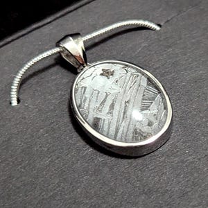 Genuine Aletai Iron Meteorite Pendant – A Rare Celestial Treasure, Perfect for Collectors and Space Lovers
