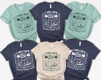 Custom Family Vacation Shirts: Personalized Mountain Vacation Matching Tees