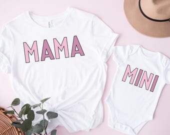 Mama Mini Shirt Set: Matching Mother's Day Outfit