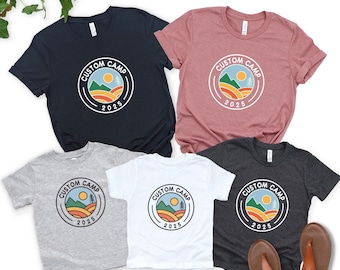 Custom Camp Shirt: Personalized Camping Trip Tee