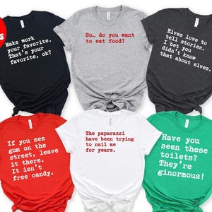 Buddy the Elf Christmas Shirt: Funny Movie Quote Family Crew