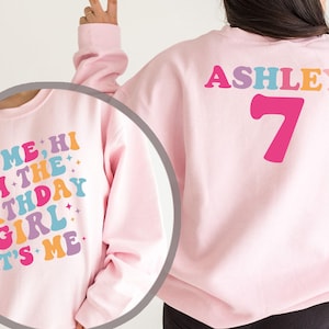 Personalized Birthday Girl T-shirt: Custom Name & Age