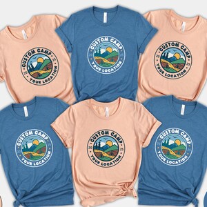 Custom Camp Shirt,Personalized Camp Shirts,Camp Life Shirt,Camping Friend Gift,Summer Camp Shirt, Family Reunion Camping, Camp Bachelorette