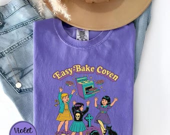 Easy Bake Coven Tee: 90s Retro Halloween Comfort Colors Shirt