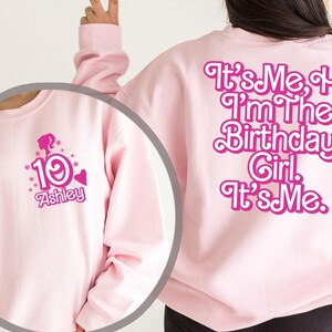 Custom Birthday Girl Shirt: Personalized B-Day Party Tee