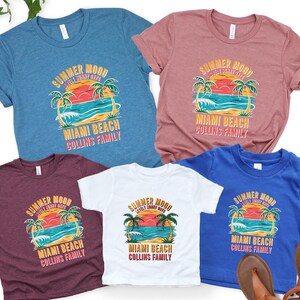 Custom Family Beach Shirts: Personalized Tropical Vacation Matching Outfits