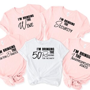 Funny 50th Birthday Group Shirt: Custom Party Tees