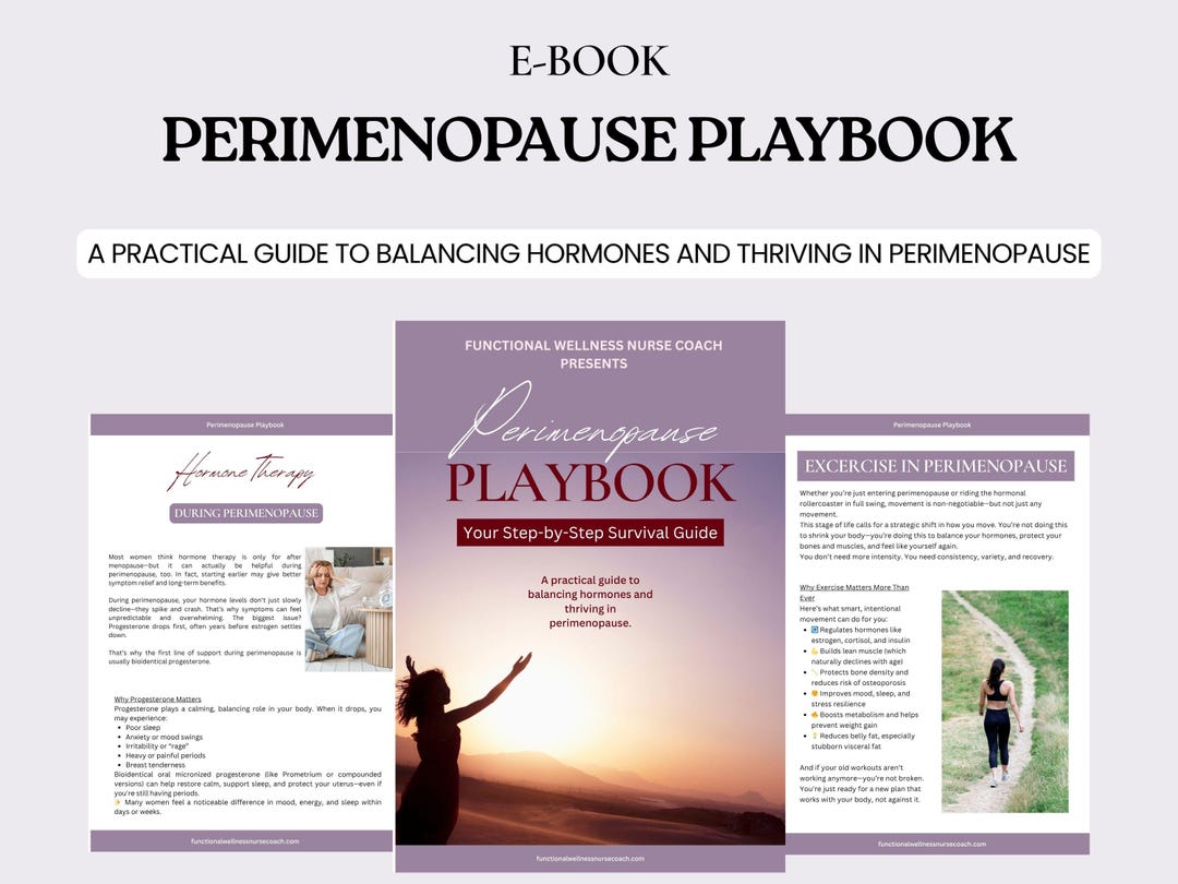 Perimenopause Playbook: Your Complete Guide to Thriving During the ...