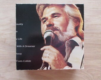 Kenny Rogers Vintage Album Cover Gift Box~Country Singer~Lucille~Ruby~Lady
