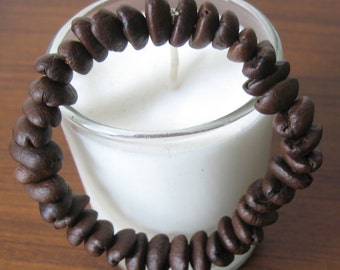 Lucky Coffee Bean Stretch Bracelet Coffee Bracelet