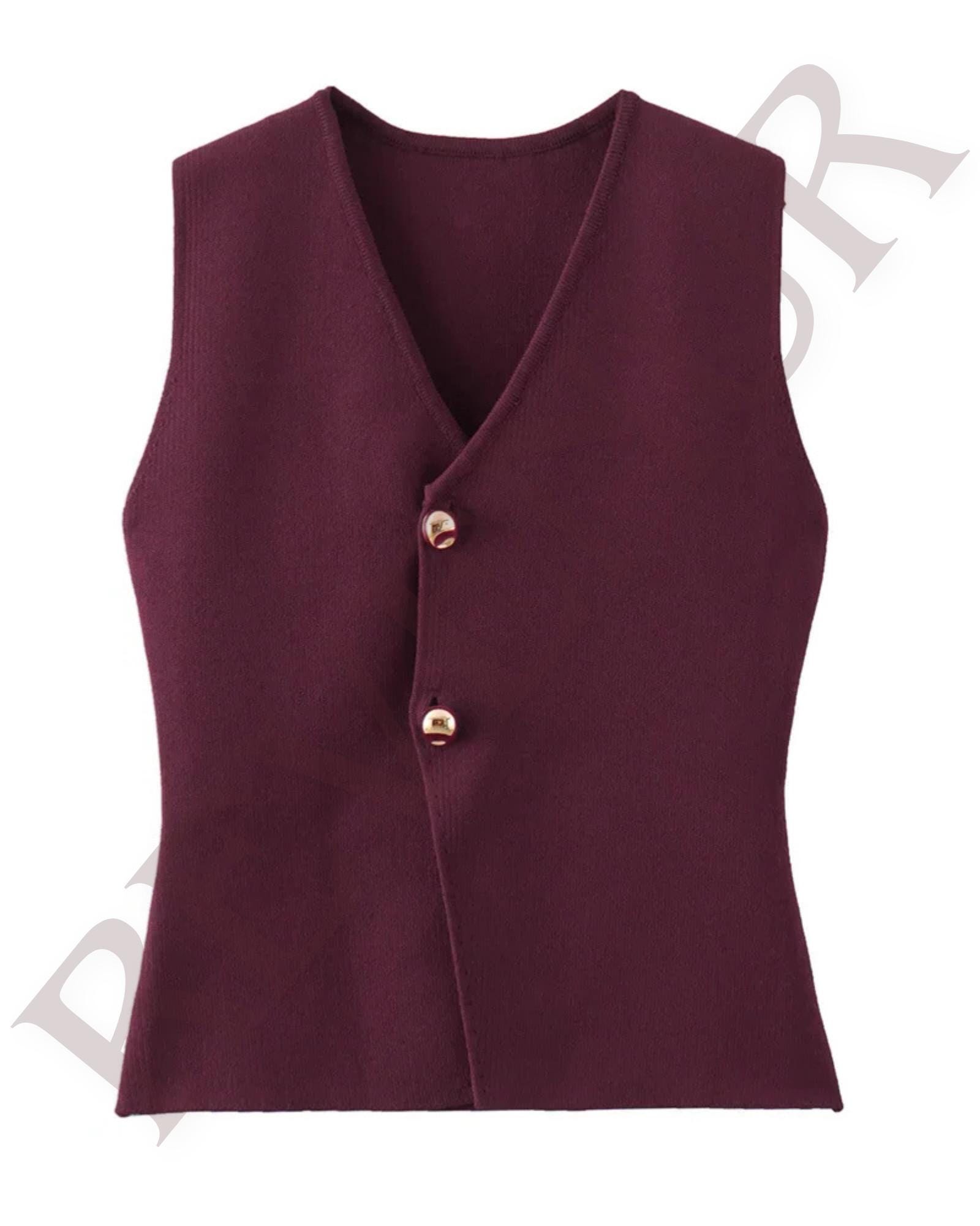 Elegant Grey Brania Bogas Ladies Vest