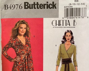 UNCUT    Butterick B4976   Size: 8 to 14    Misses Dress by Chetta B