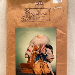 UNCUT  Rebecca's Attic# 96-24    24" Noah and Sons Doll Instructions