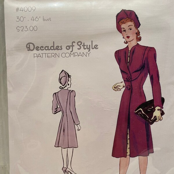 Decades of Style Patterns Etsy