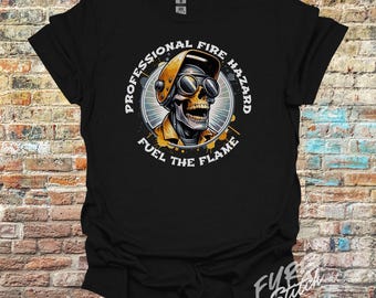 Rolig svetsarskjorta, present till svetsare, arbetare, fars dag-present, unisex-t-shirt, stöd lokalt, presenter till kollegor, rolig arbetshumor,
