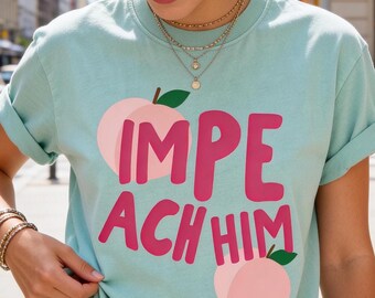 Hem beschuldigen shirt, grappig perzik-T-shirt, politiek T-shirt, dopamine-T-shirt, cadeau sociale rechtvaardigheid, anti-Trump-T-shirt, radicaal links, politieke meme T