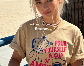 Dolly Parton Pour Yourself a Cup of Ambition Shirt, Retro Coffee T-shirt, 9 to 5 Country, Moka Pot, Coffee Club, Caffeine Lover, Dollywood T