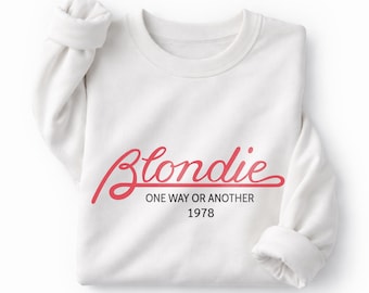 Camiseta Blondie One Way or Another 1978, sudadera The Rookie, fan de Debbie Harry, camiseta punk original, camiseta fearless, camiseta Rebel, Punk Queen