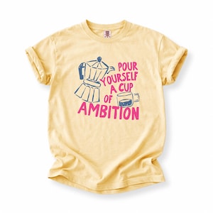 Dolly Parton Pour Yourself a Cup of Ambition Shirt, Retro Coffee T-shirt, 9 to 5 Country, Moka Pot, Coffee Club, Caffeine Lover, Dollywood T