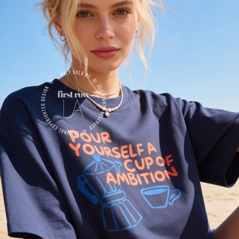 Woman wearing Dolly Parton "Pour Yourself a Cup of Ambition" Shirt, Retro Coffee Graphic, 9 to 5 Country Music Tee, Moka Pot, Coffee Club, Caffeine Lover