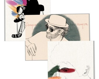 De Gregori, Battiato, Battisti_illustrations