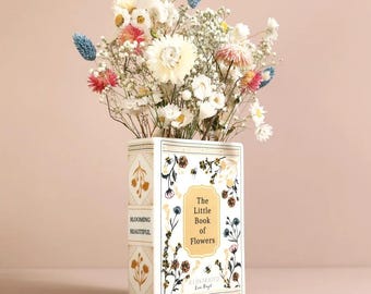 Ceramic Little Book of Flowers Vase