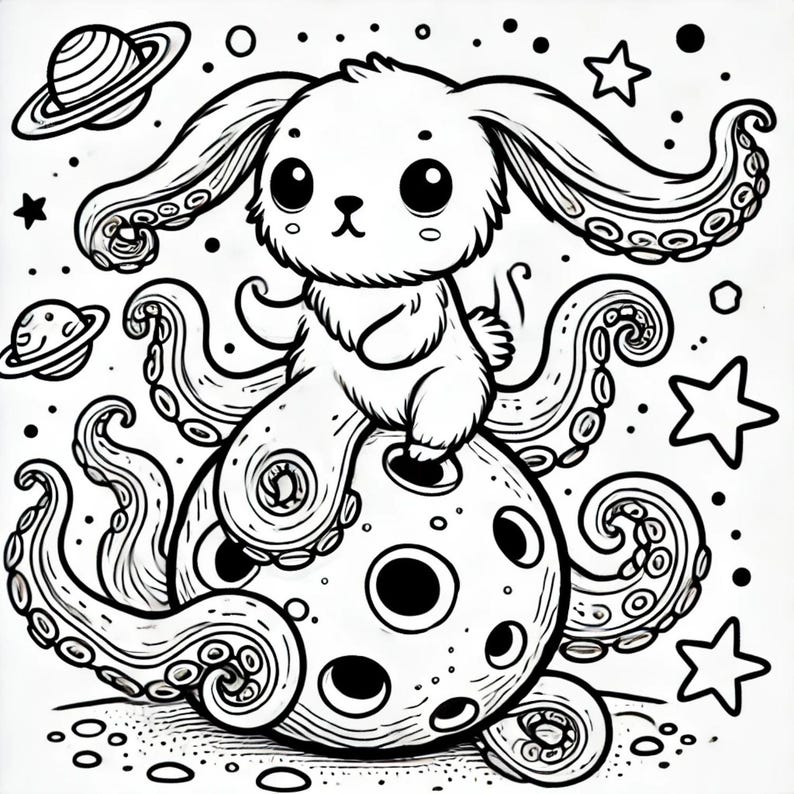 Doodle Pets Coloring Book: Cute and Quirky Animal Designs for ...
