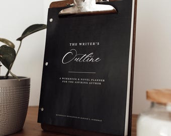 Novel Writing Planner: Author Workbook, Story Plotting (PDF Download)