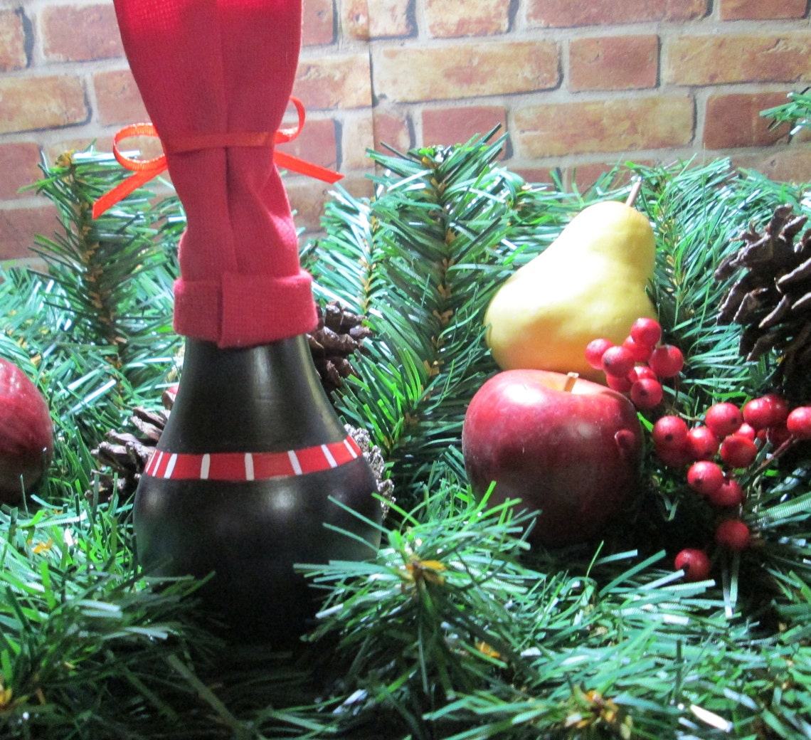 Penguin Christmas Ornament/ Penguin Hand Painted Christmas Ornament