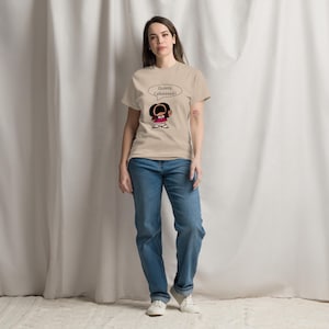 Mafalda Cute Cartoon Spanish Teacher T-Shirt, Life Shirt, Unisex classic tee