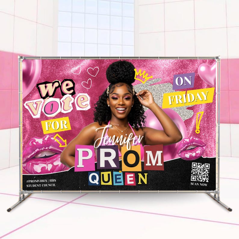 Prom Graphics Design Prom Send off Backdrop, Prom Send off Banner, Class of 2026 Prom Grad ...