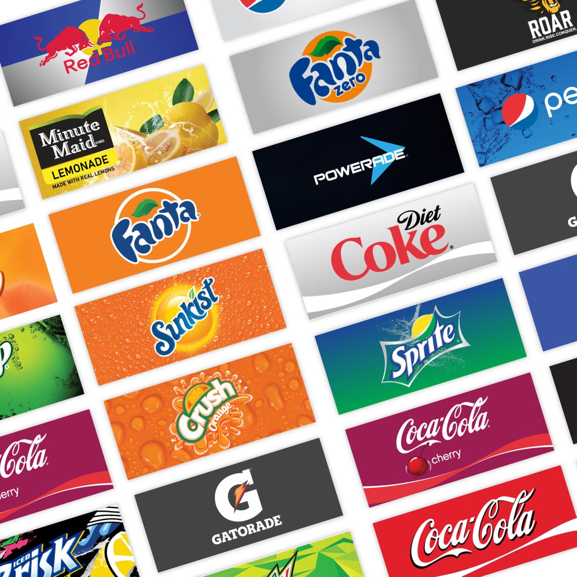 60 Vending Machine Label, High Quality Labels, Soda Pop Labels, Soft ...