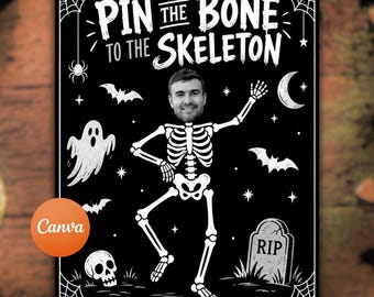 „Bis dass der Tod uns scheidet“-Party-Spielvorlage für Junggesellinnenabschiede, Halloween-Bräutigam-Gesichtsspiel, „Braut oder stirb“-Party, Sofort-Download