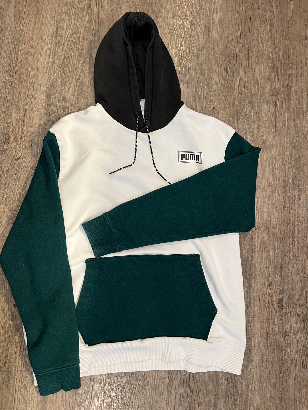 Striped Color Block Hoodie