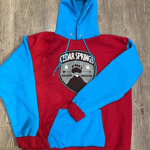 Reworked Thirifted hoodie size Large
