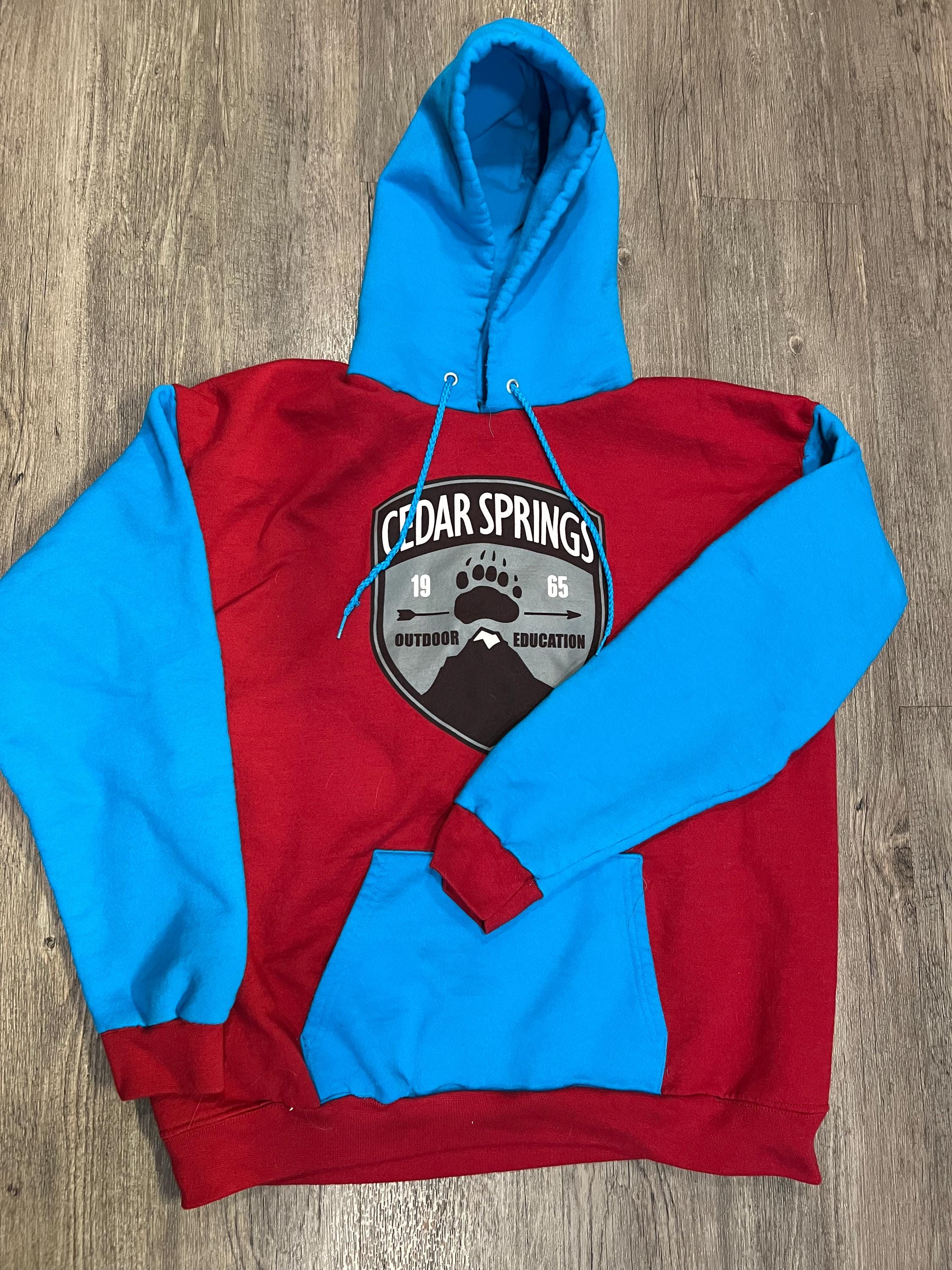 パーカー 「UNISEX ITEM」TWO‐TONE COLOR HOODIE レディース メンズ XLARGE セール 全3色 エクストララージ パーカー TWO TONE