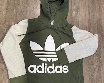 adidas Reworked thrifted hoodie size Small