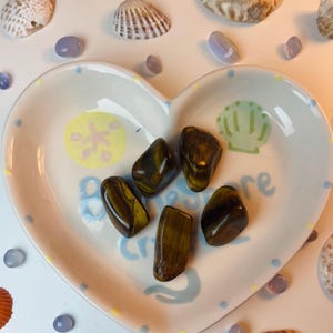 Tiger eye crystal tumbles!