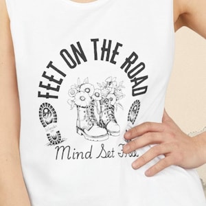 Wanderlust Tank Top: Garment-Dyed Cotton Adventure Shirt