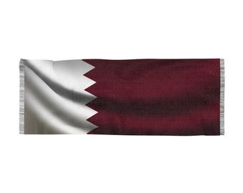Lichtgewicht sjaal met Qatarese vlag - Reis-, speldagen en culturele evenementen