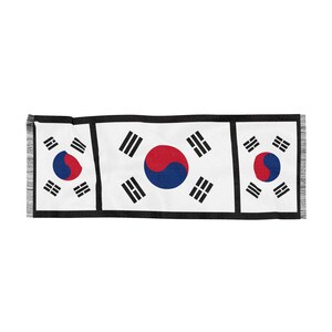 South Korea Flag Scarf: Korean Pride K-Pop Wrap