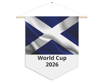 Scottish Flag - Custom Pennant | Personalized Twill Wall Banner