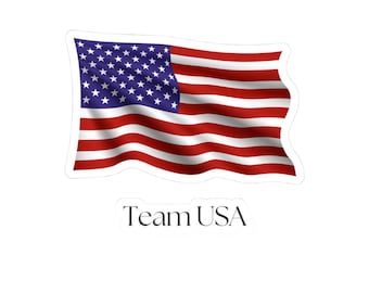 USA Flag Kiss-Cut Stickers | Country Flag Decor and National Pride