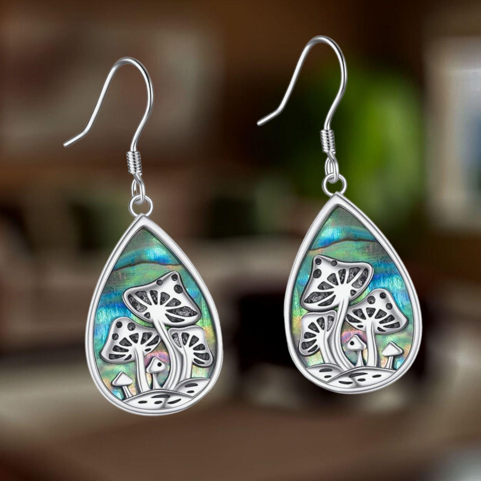 Holibanna Orecchini A Fungo Per Donna Pendenti Creativi Gioielli Moda