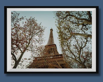 Real Photo, Eiffel Tower Photo Print, Eiffel Tower Photography, Eiffel Tower Fine Art, Paris Wall Art, Paris Travel Poster, Paris Gift
