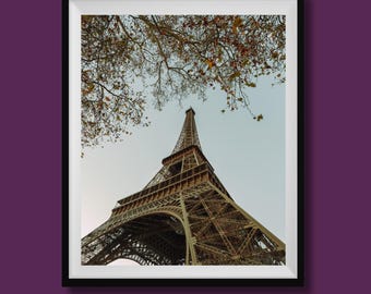 Real Photo, Eiffel Tower Photo Print, Eiffel Tower Photography, Eiffel Tower Fine Art, Paris Wall Art, Paris Travel Poster, Paris Gift