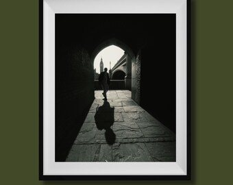 Black and White London Photo Print, Big Ben Print, Real Photo, London Landmarks Photo, London Fine Art Decor, London Wall Art, London Poster