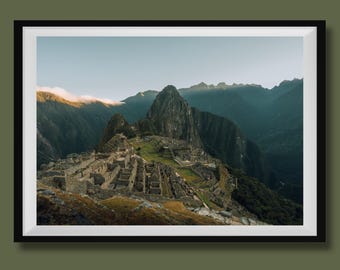 Real Photo, Machu Picchu Photo Print, Machu Picchu Wall Art Decor, Machu Picchu Photography, Machu Picchu Travel Poster, Peru Wall Art